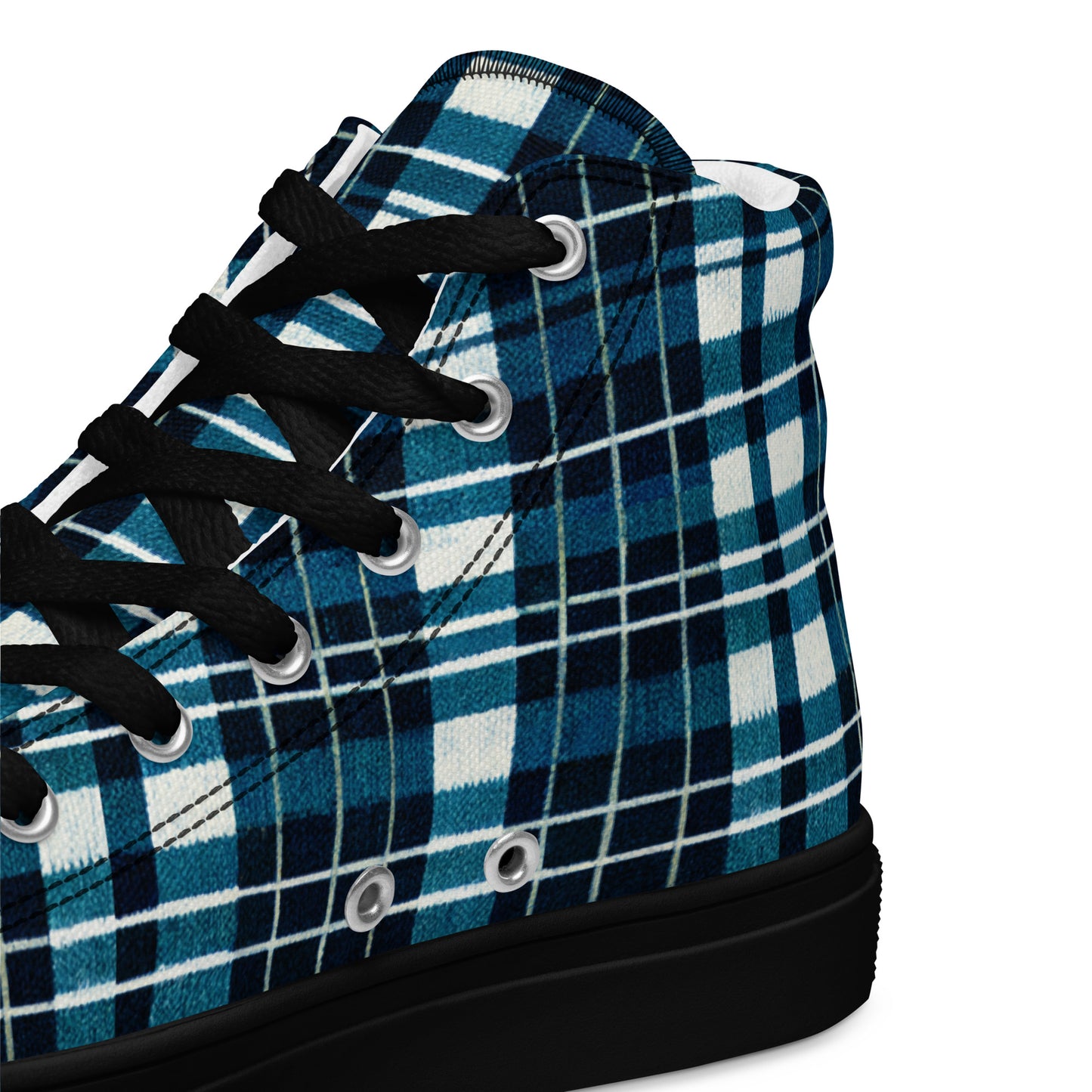 Highland Heritage Plaid Women’s high top canvas shoes