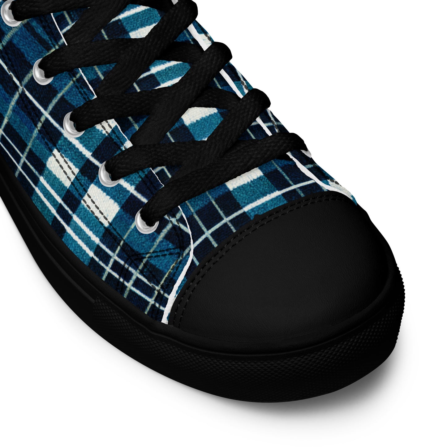 Highland Heritage Plaid Women’s high top canvas shoes