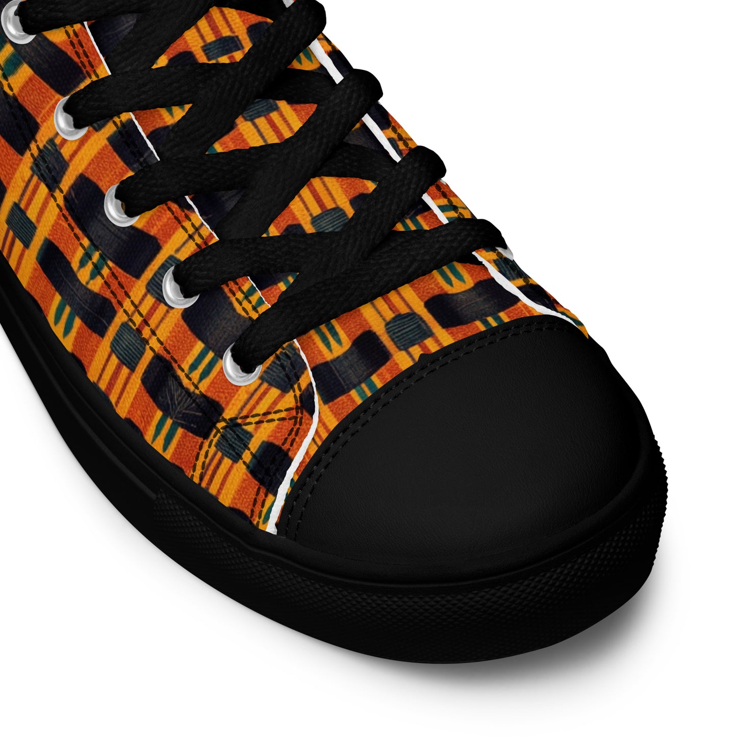 Lusaka Loomed Landscape Women’s high top canvas shoes