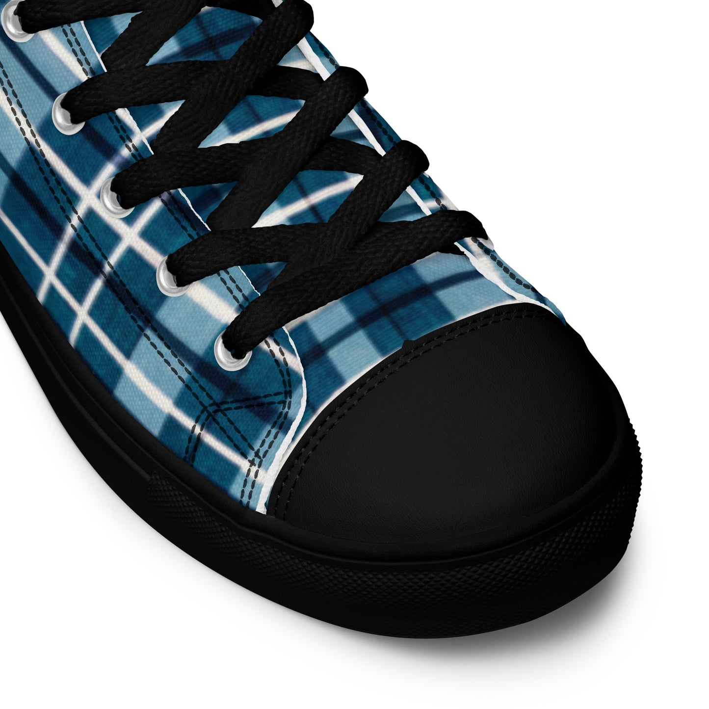 Scotsman’s Skyward Plaid Women’s high top canvas shoes