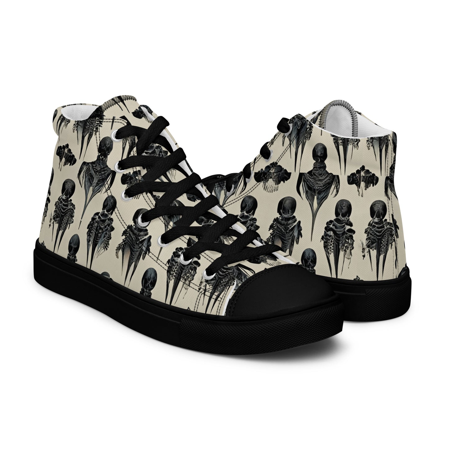 Bone Dance Women’s high top canvas shoes