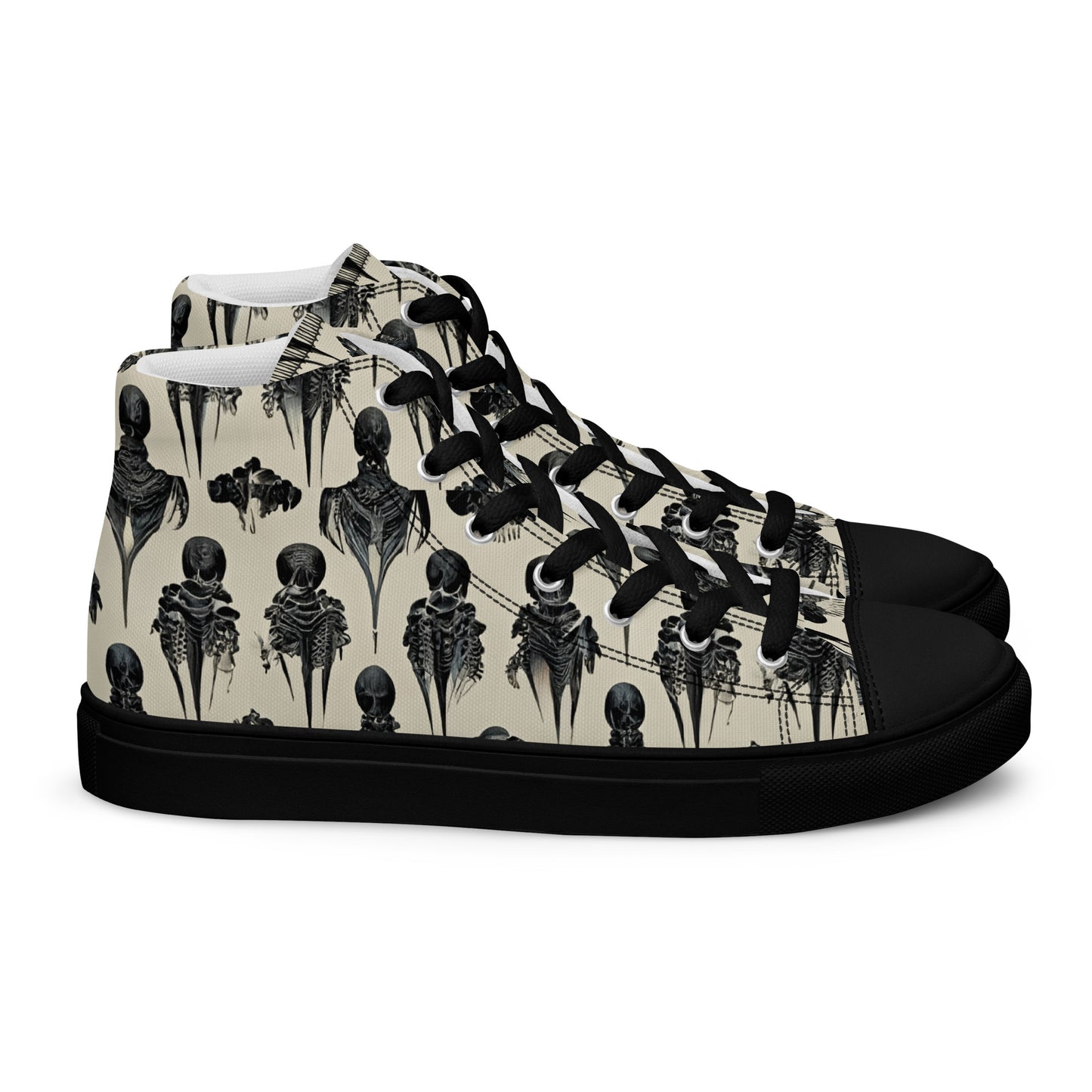 Bone Dance Women’s high top canvas shoes