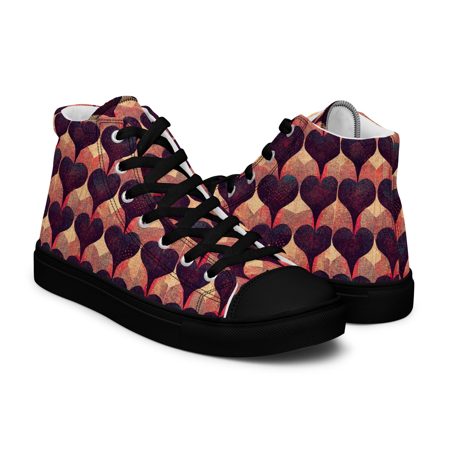 Loves Tapestry Women’s high top canvas shoes