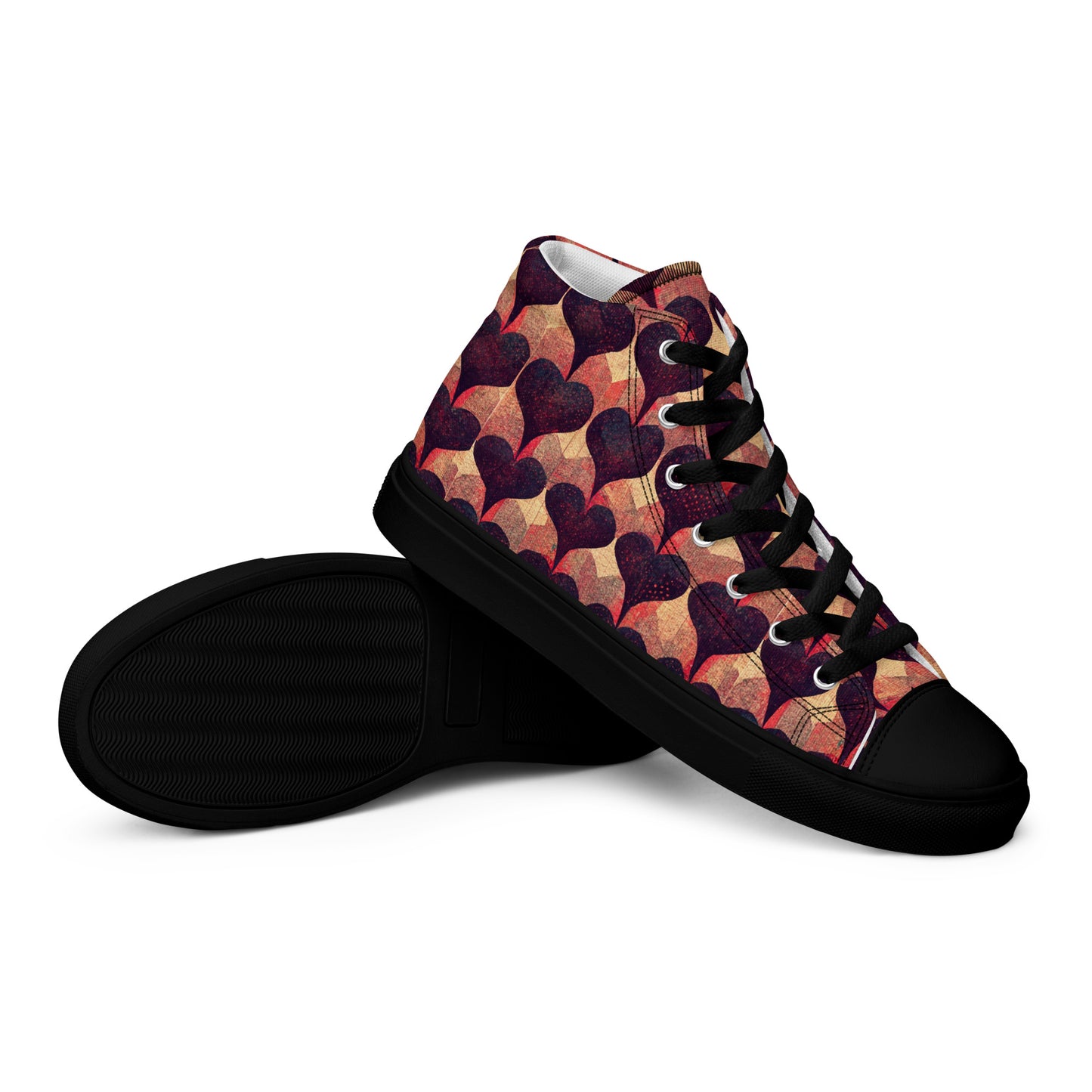 Loves Tapestry Women’s high top canvas shoes