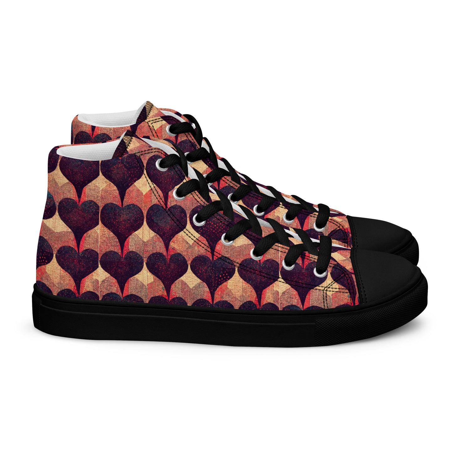 Loves Tapestry Women’s high top canvas shoes