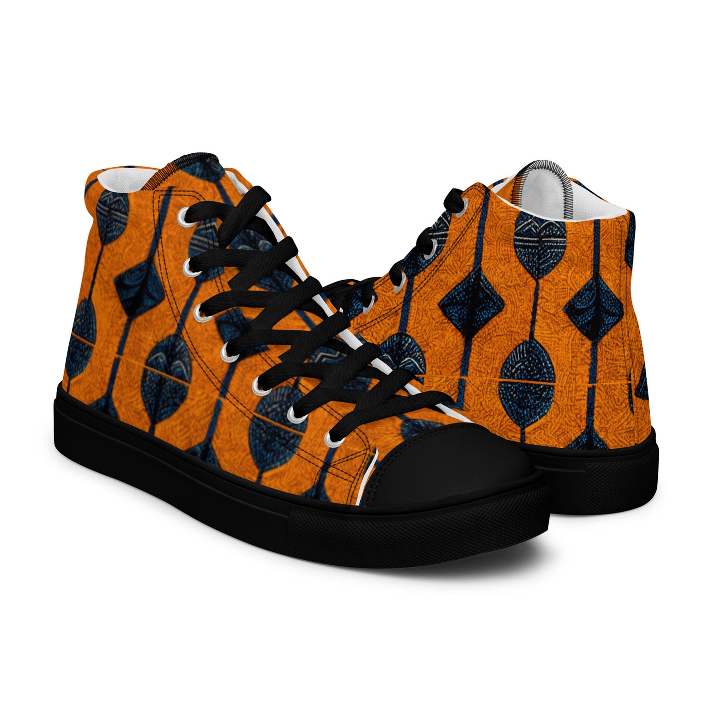 Mask Hues Harmony Women’s high top canvas shoes