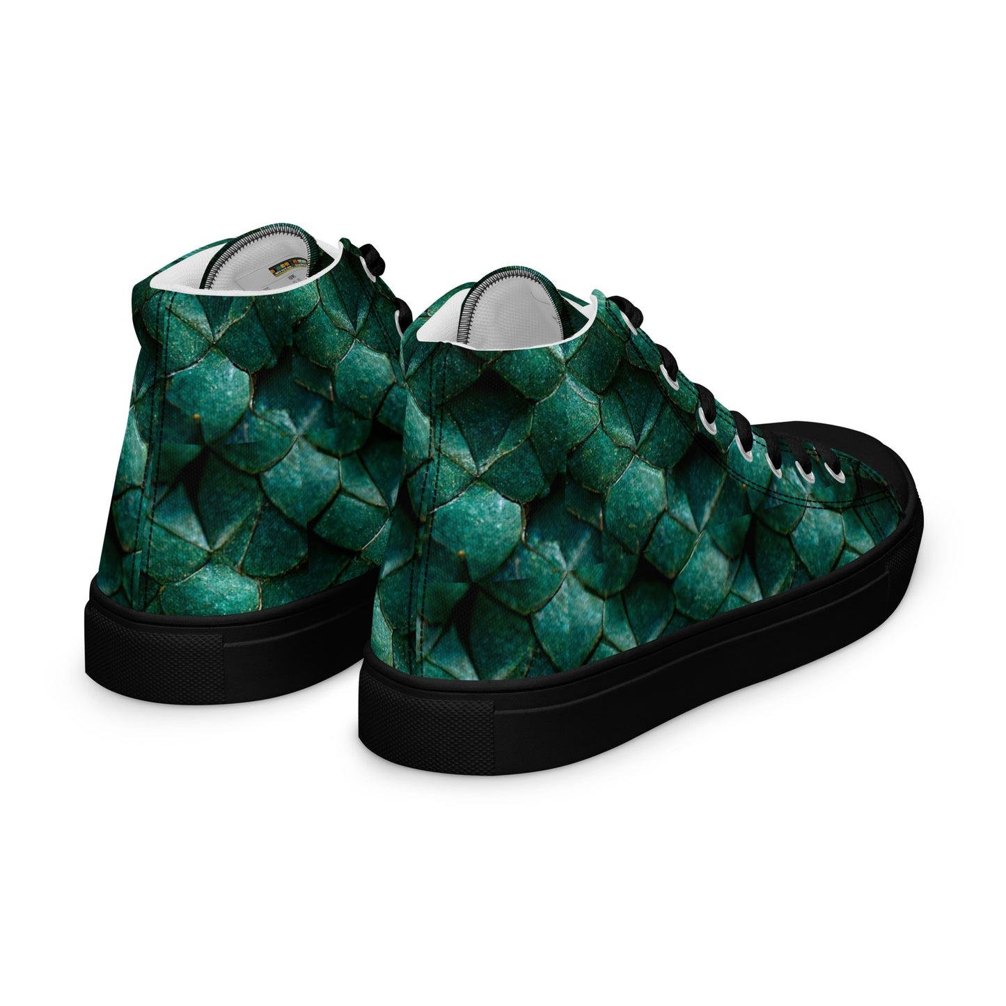 Emeralda the Great Forest Dragon Women’s high top canvas shoes