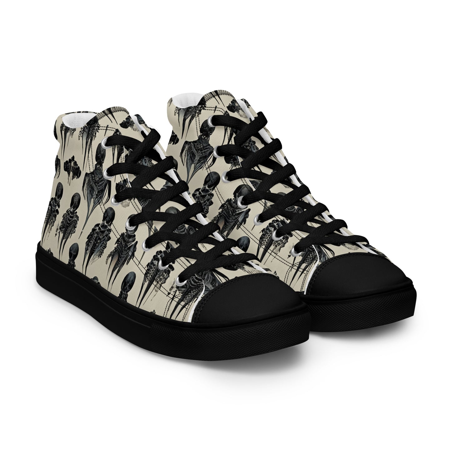 Bone Dance Women’s high top canvas shoes