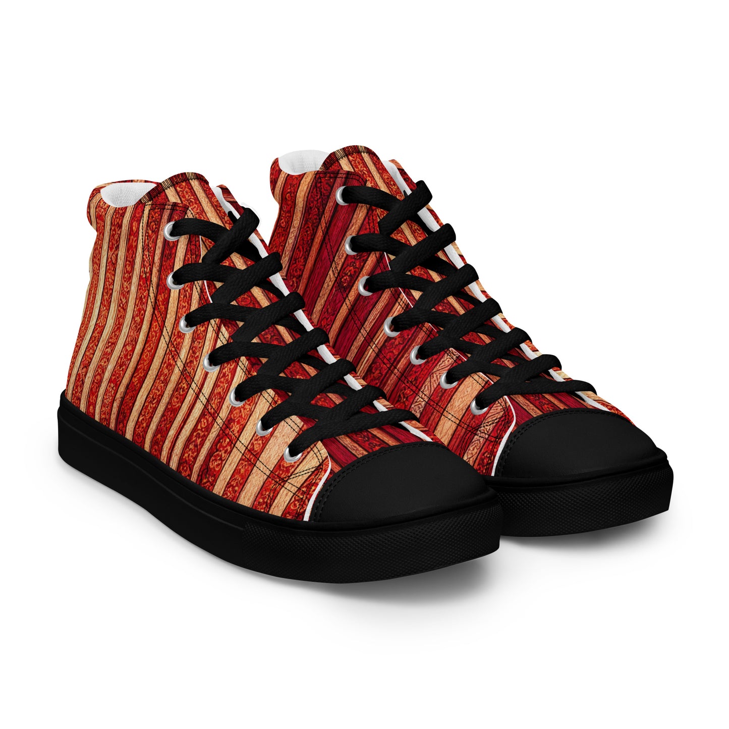 Intricate Carmine Women’s high top canvas shoes