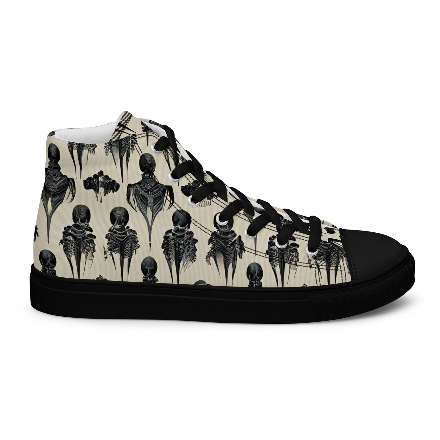 Bone Dance Women’s high top canvas shoes