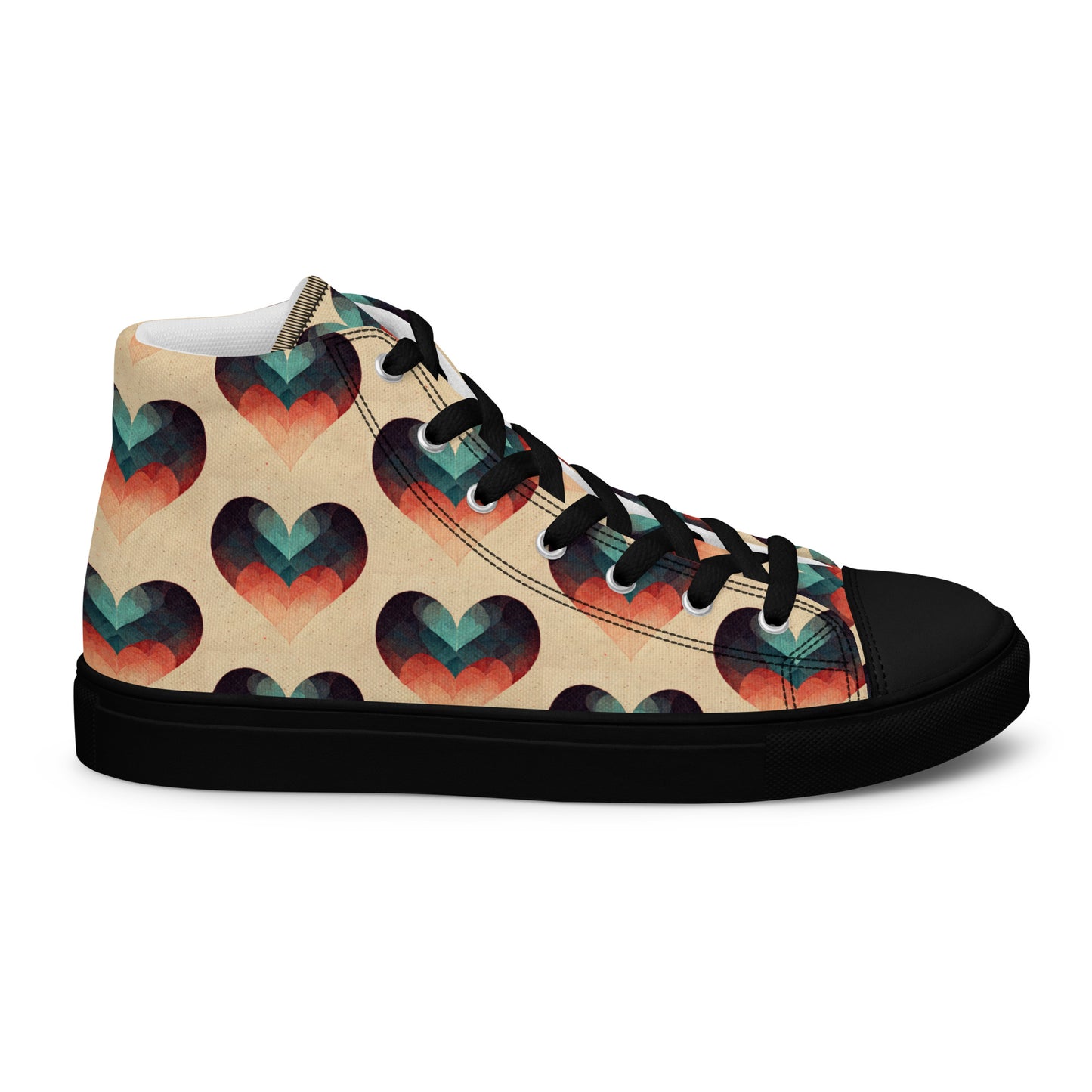 Romantic Reverie Women’s high top canvas shoes