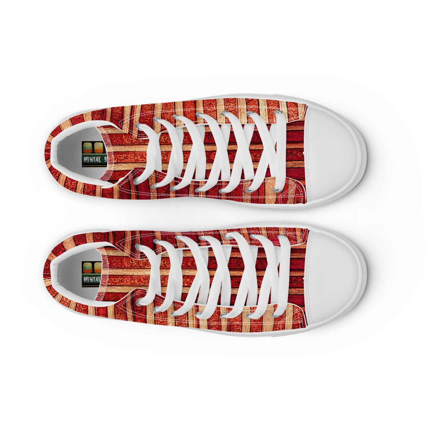 Intricate Carmine Women’s high top canvas shoes