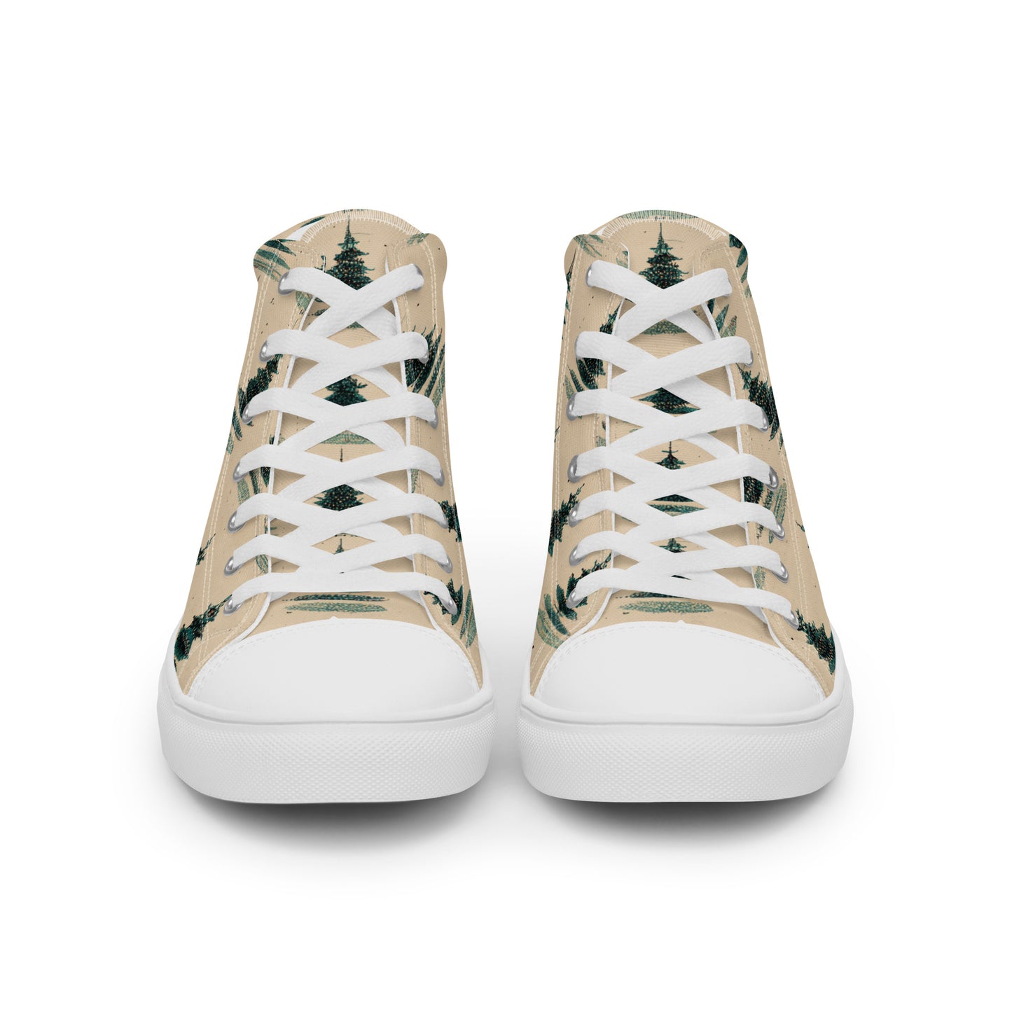 Yuletide Harmony Women’s high top canvas shoes