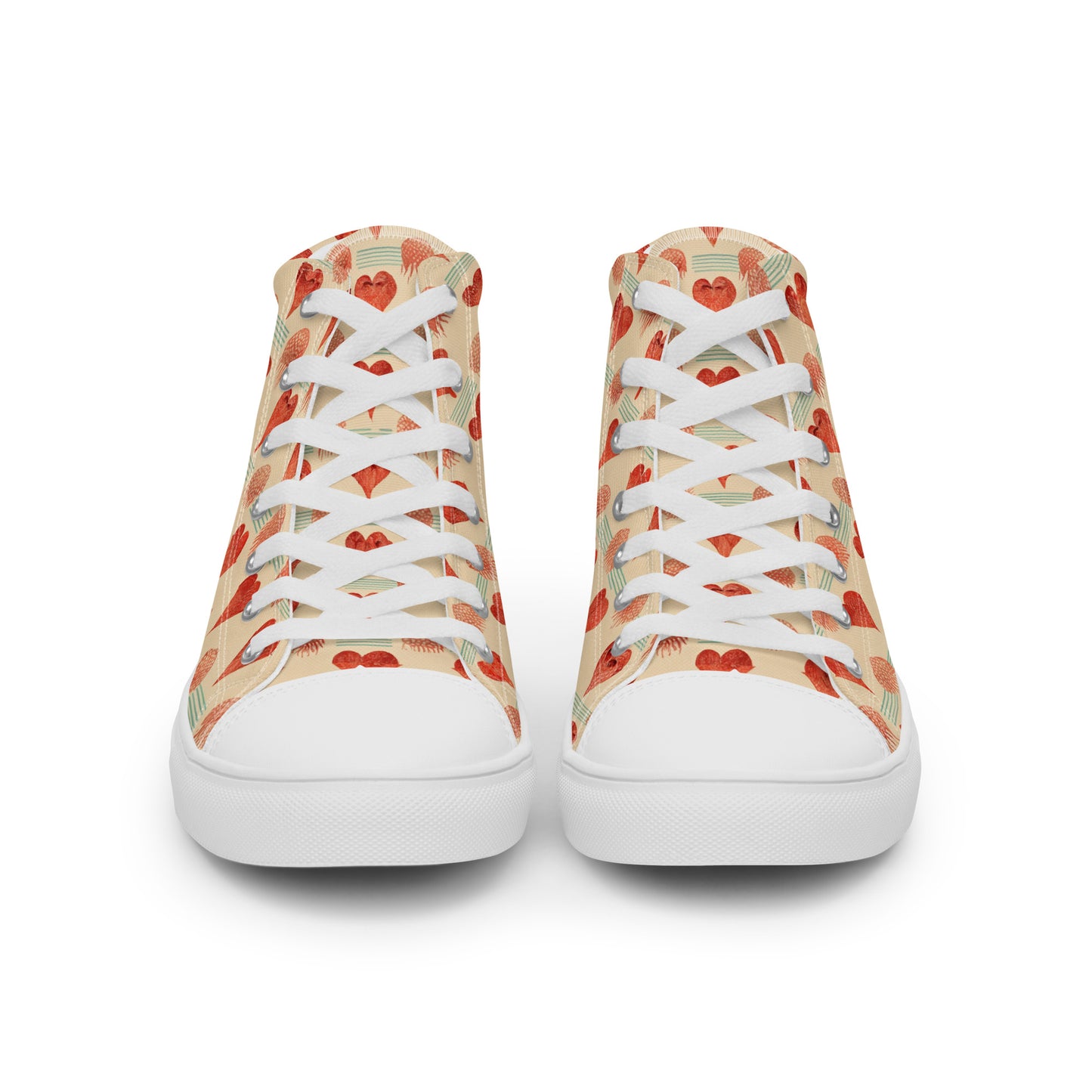 Loves Prints Women’s high top canvas shoes