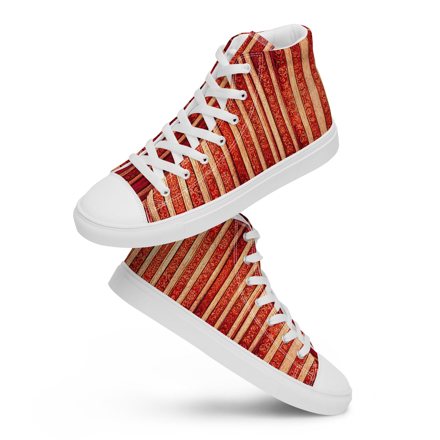 Intricate Carmine Women’s high top canvas shoes