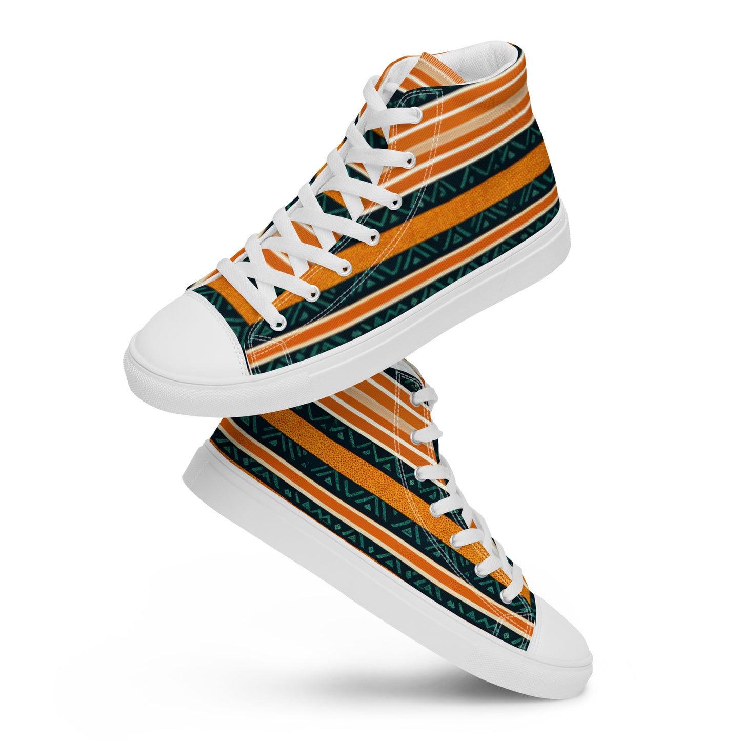 Serengeti Symphony Women’s high top canvas shoes