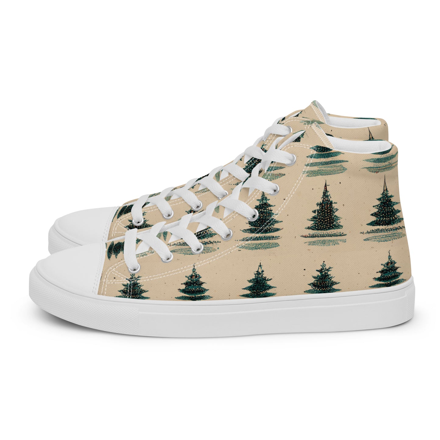 Yuletide Harmony Women’s high top canvas shoes