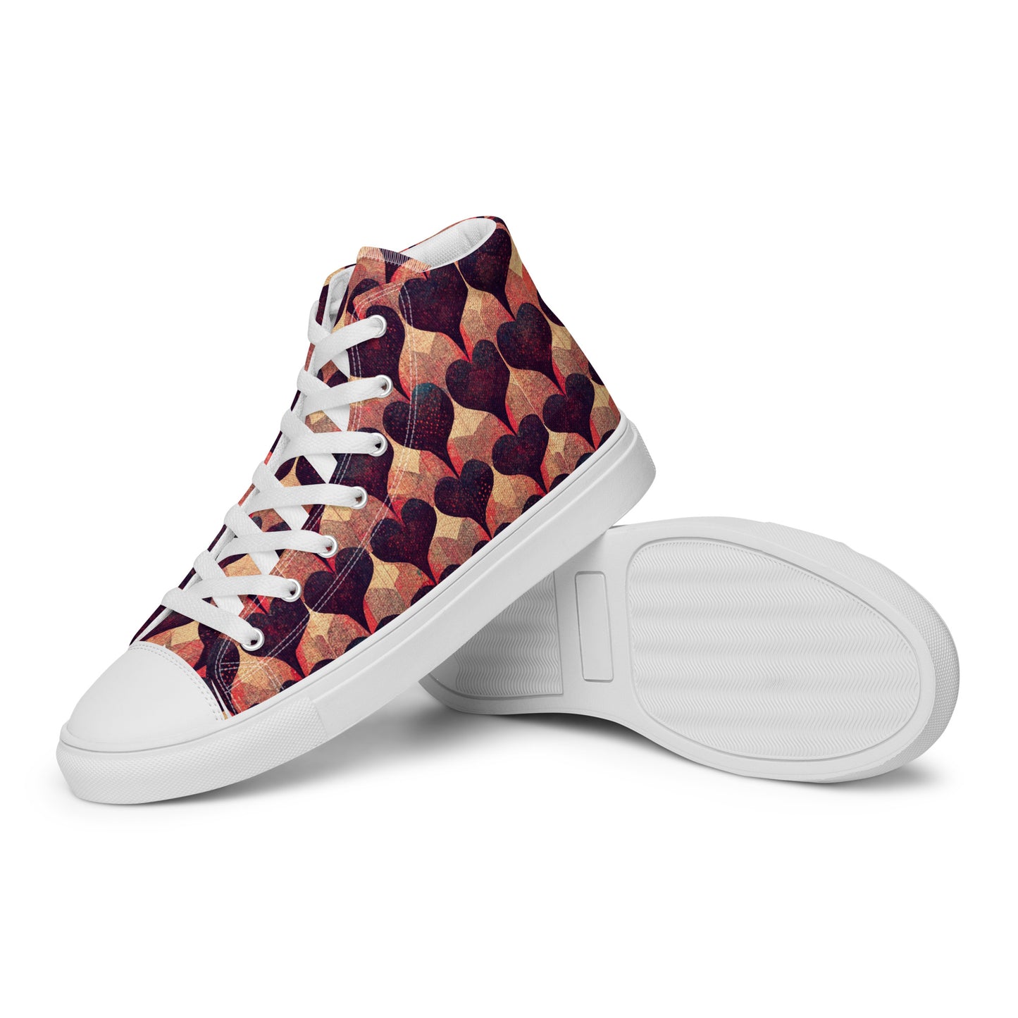 Loves Tapestry Women’s high top canvas shoes