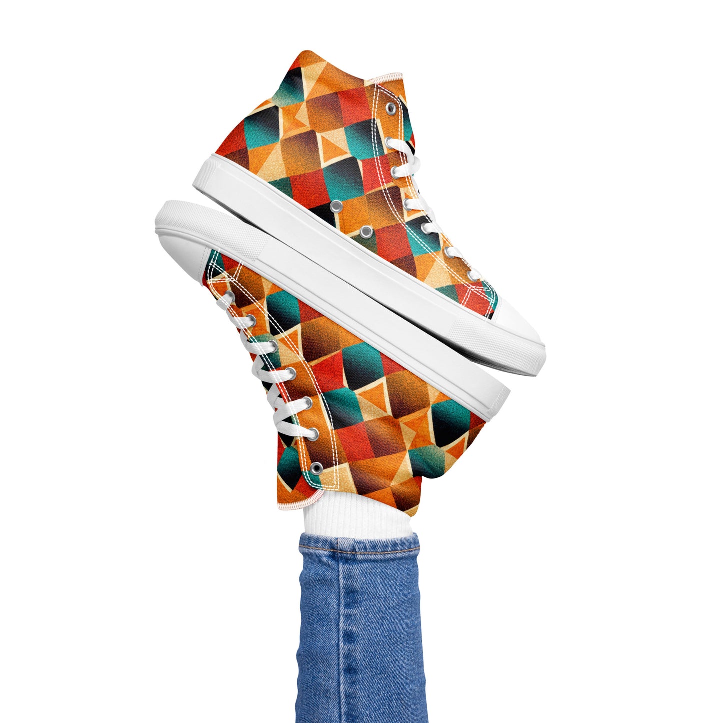 Elemental Weave Women’s high top canvas shoes