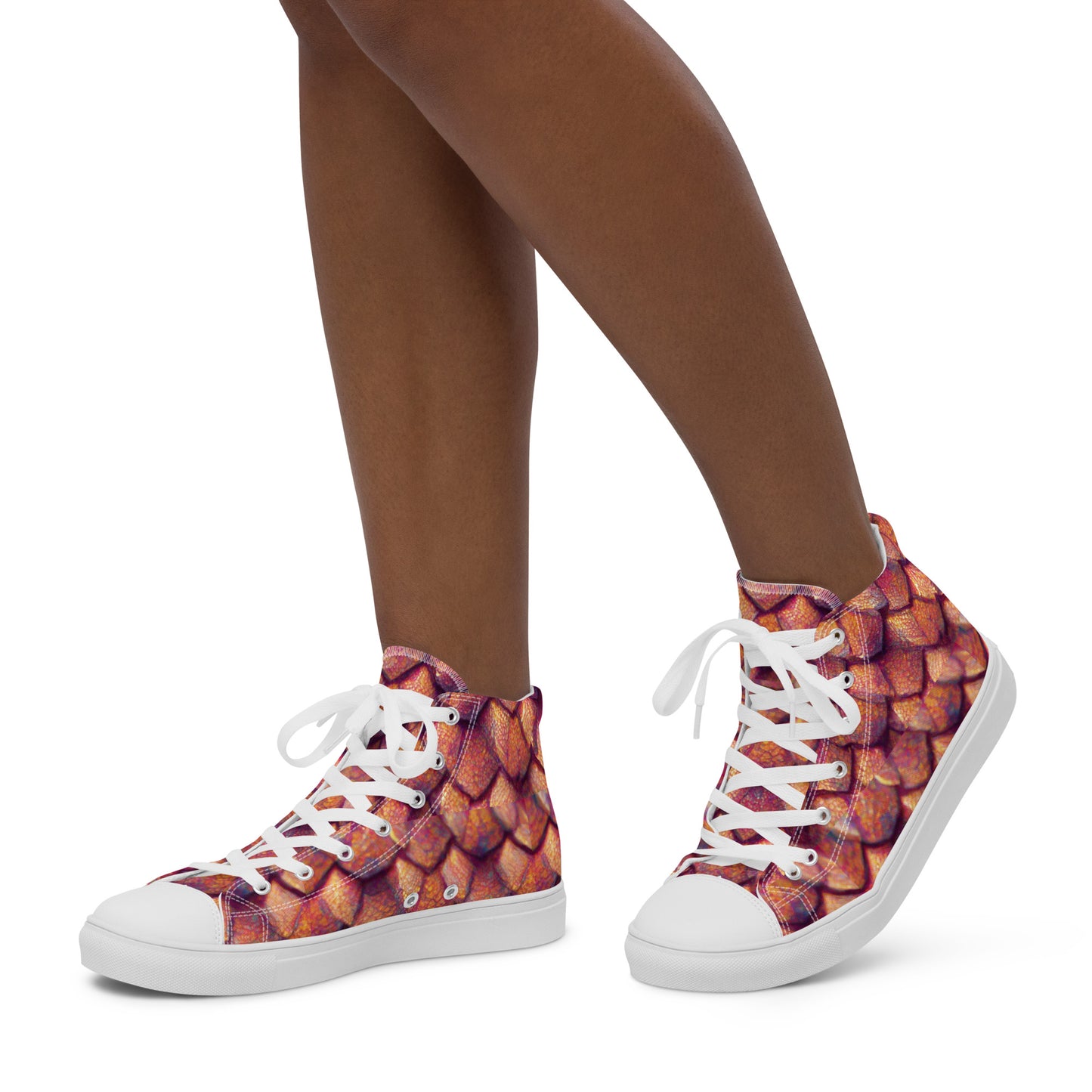 Elianasoar, the Protector of Brothers Women’s high top canvas shoes