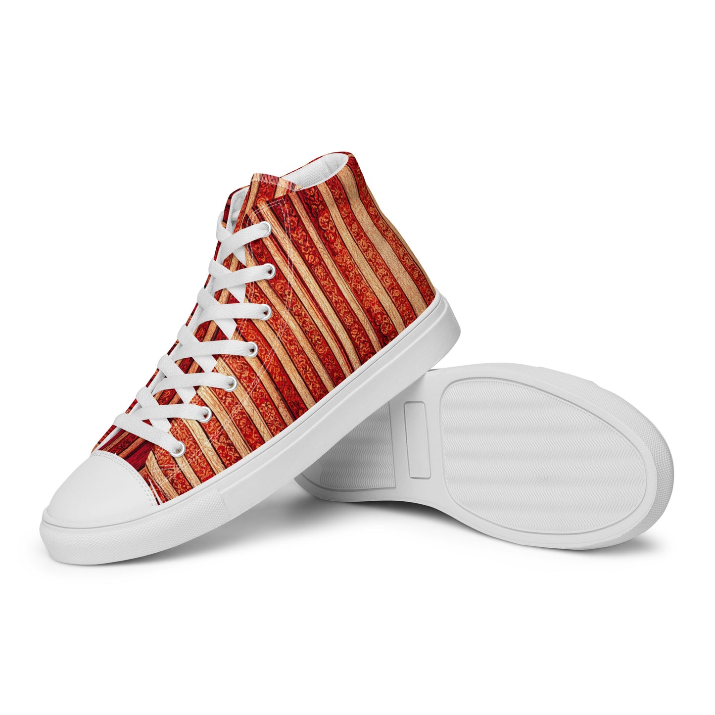 Intricate Carmine Women’s high top canvas shoes