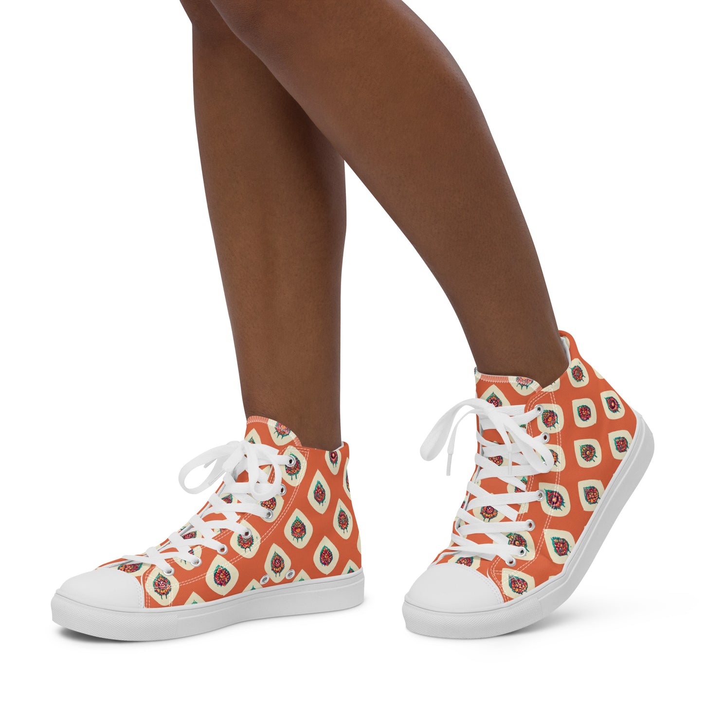 Mango Tango Women’s high top canvas shoes