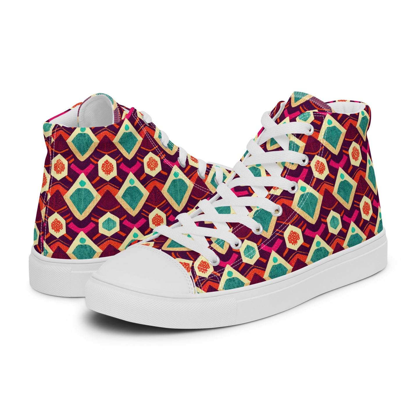 Morning Delight Women’s high top canvas shoes