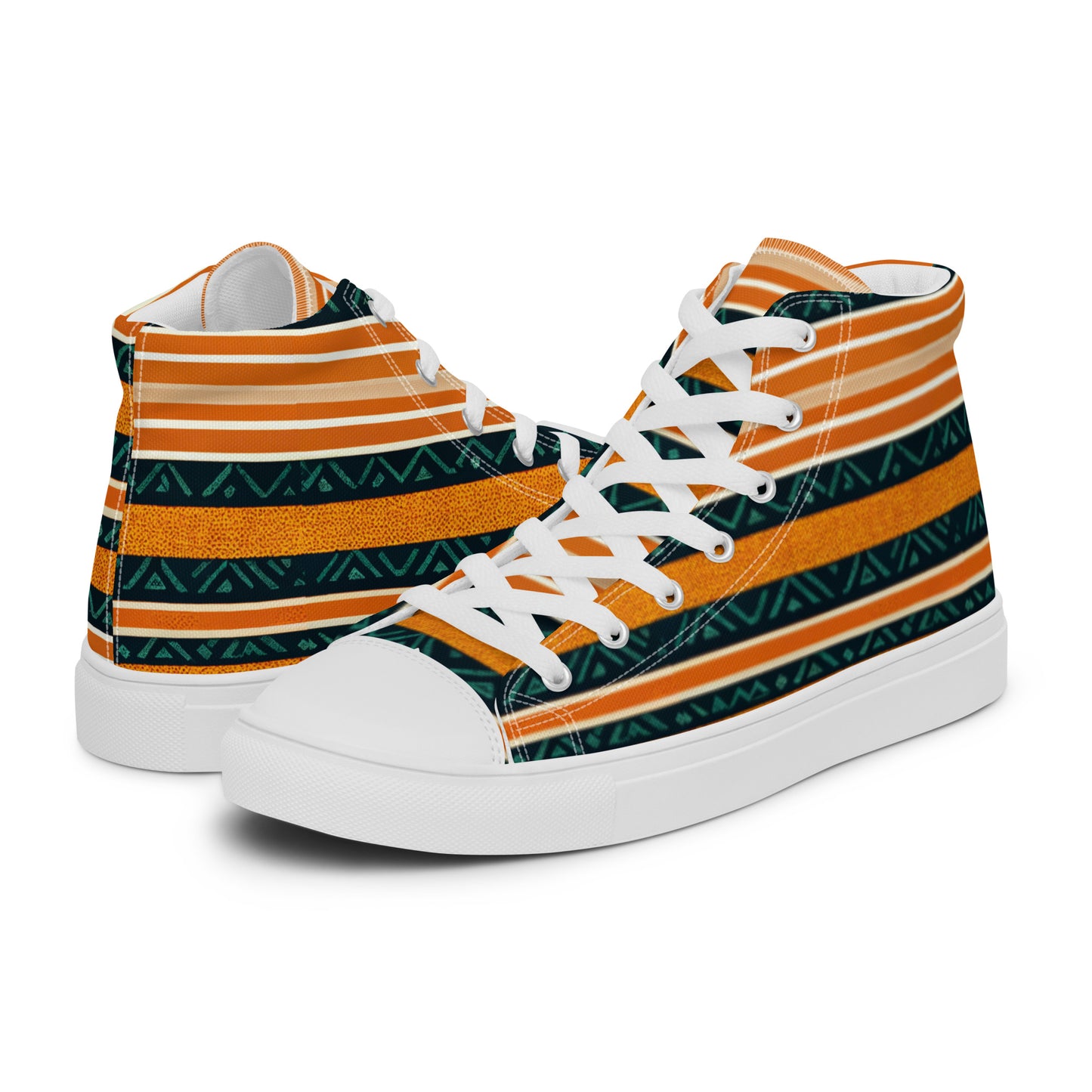 Serengeti Symphony Women’s high top canvas shoes