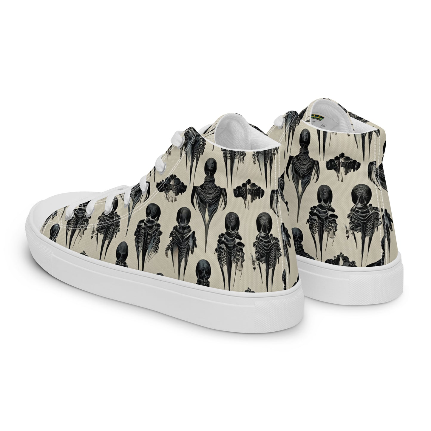 Bone Dance Women’s high top canvas shoes