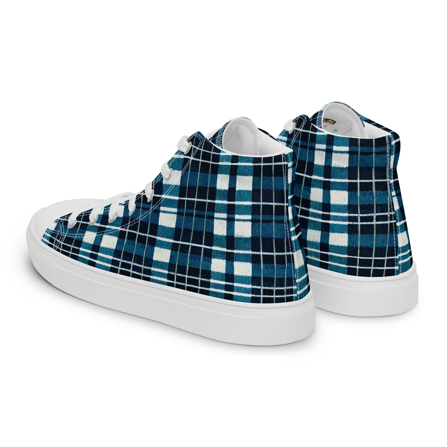 Highland Heritage Plaid Women’s high top canvas shoes