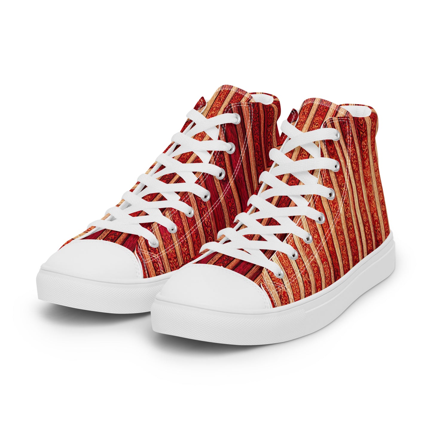 Intricate Carmine Women’s high top canvas shoes