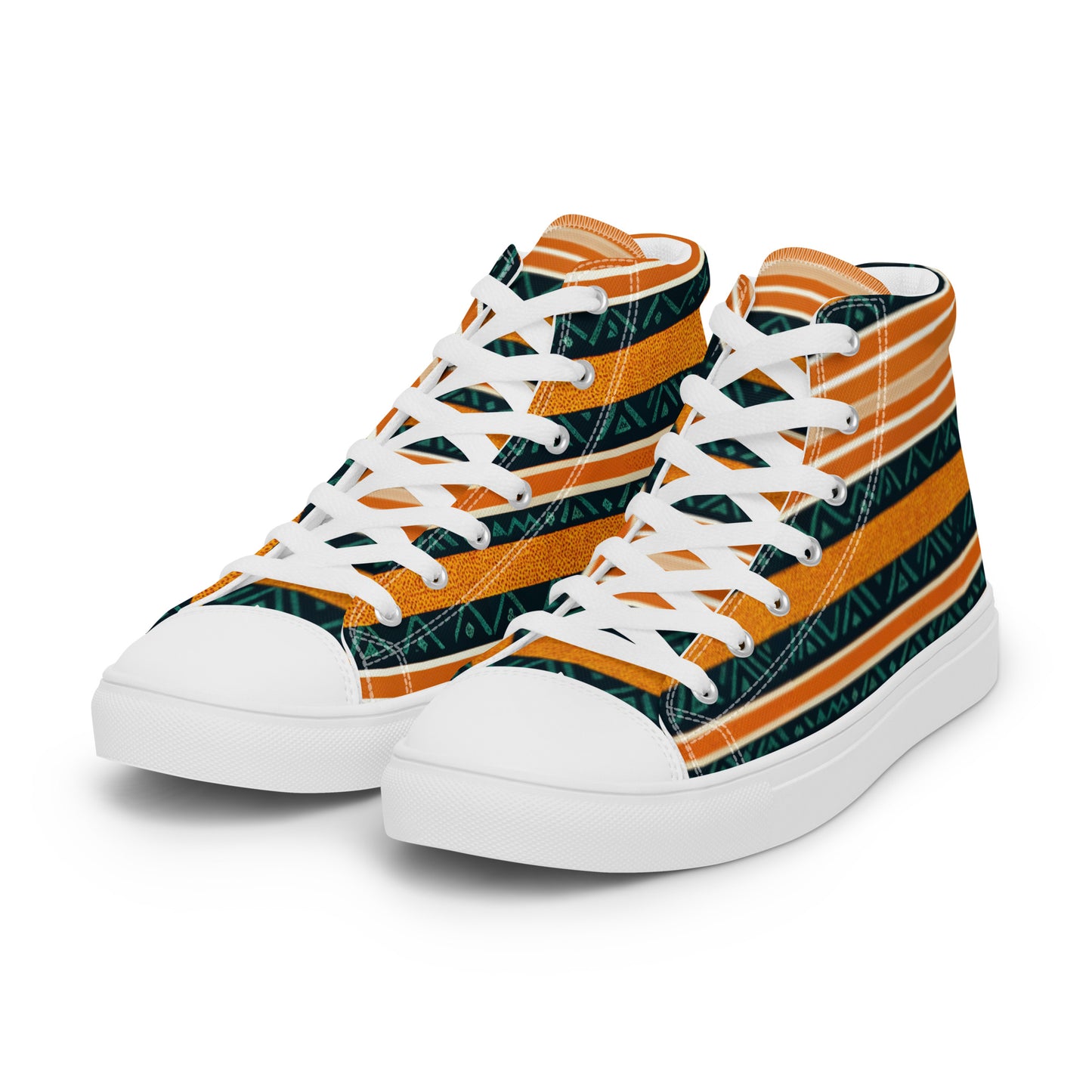 Serengeti Symphony Women’s high top canvas shoes