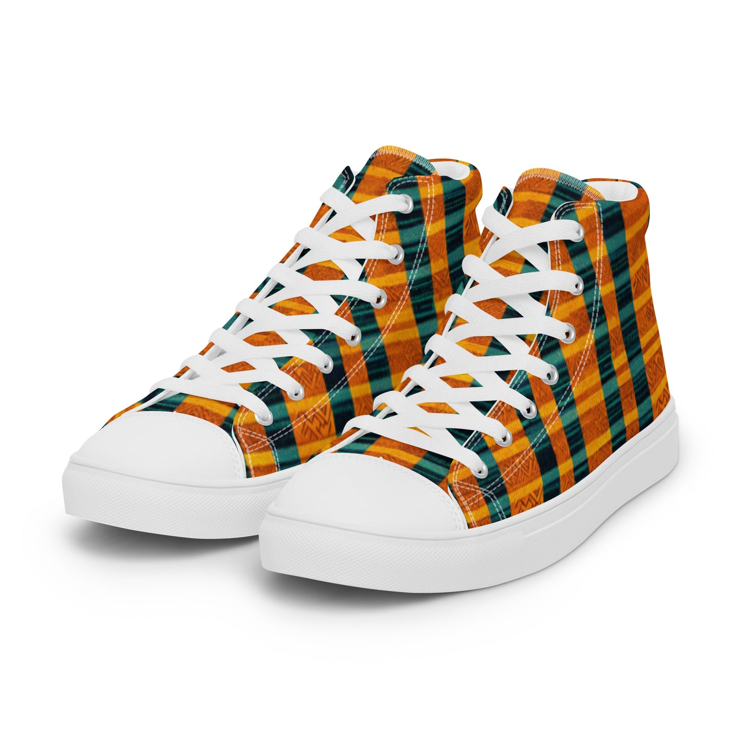 Sunset & Surf Women’s high top canvas shoes