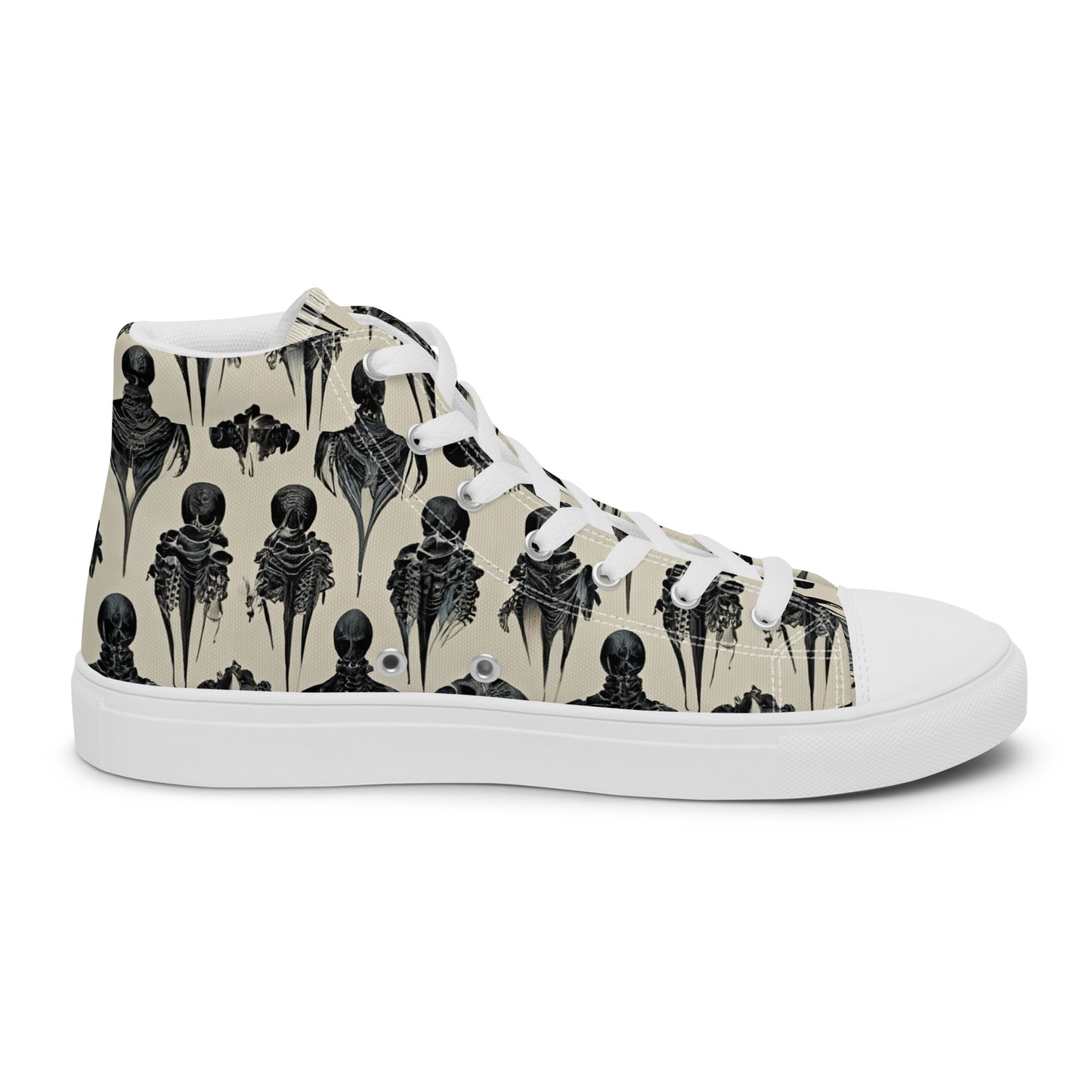 Bone Dance Women’s high top canvas shoes