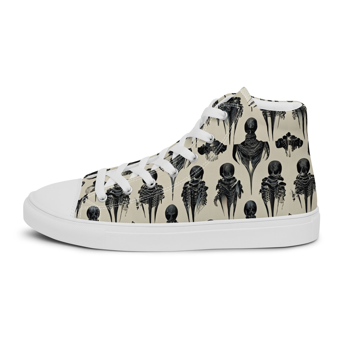 Bone Dance Women’s high top canvas shoes