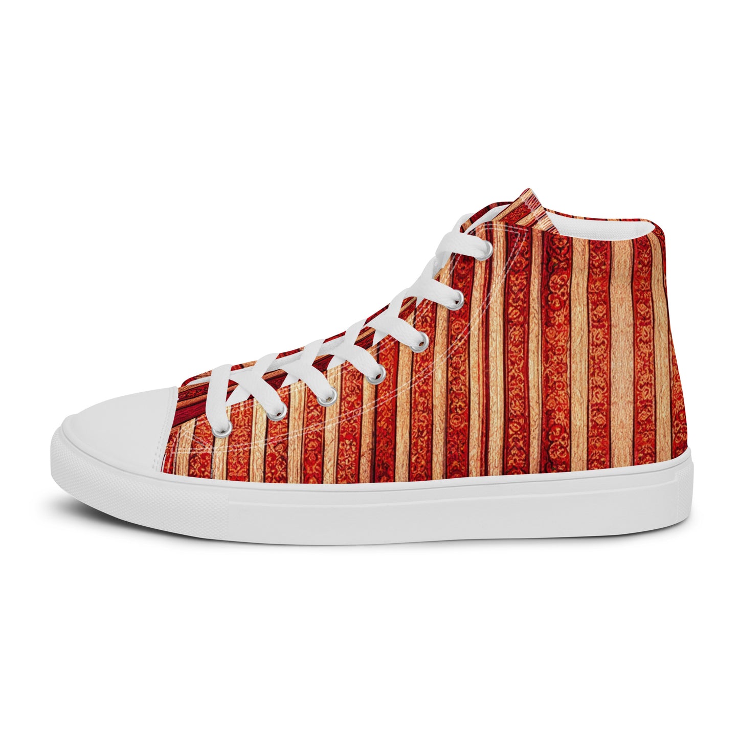 Intricate Carmine Women’s high top canvas shoes