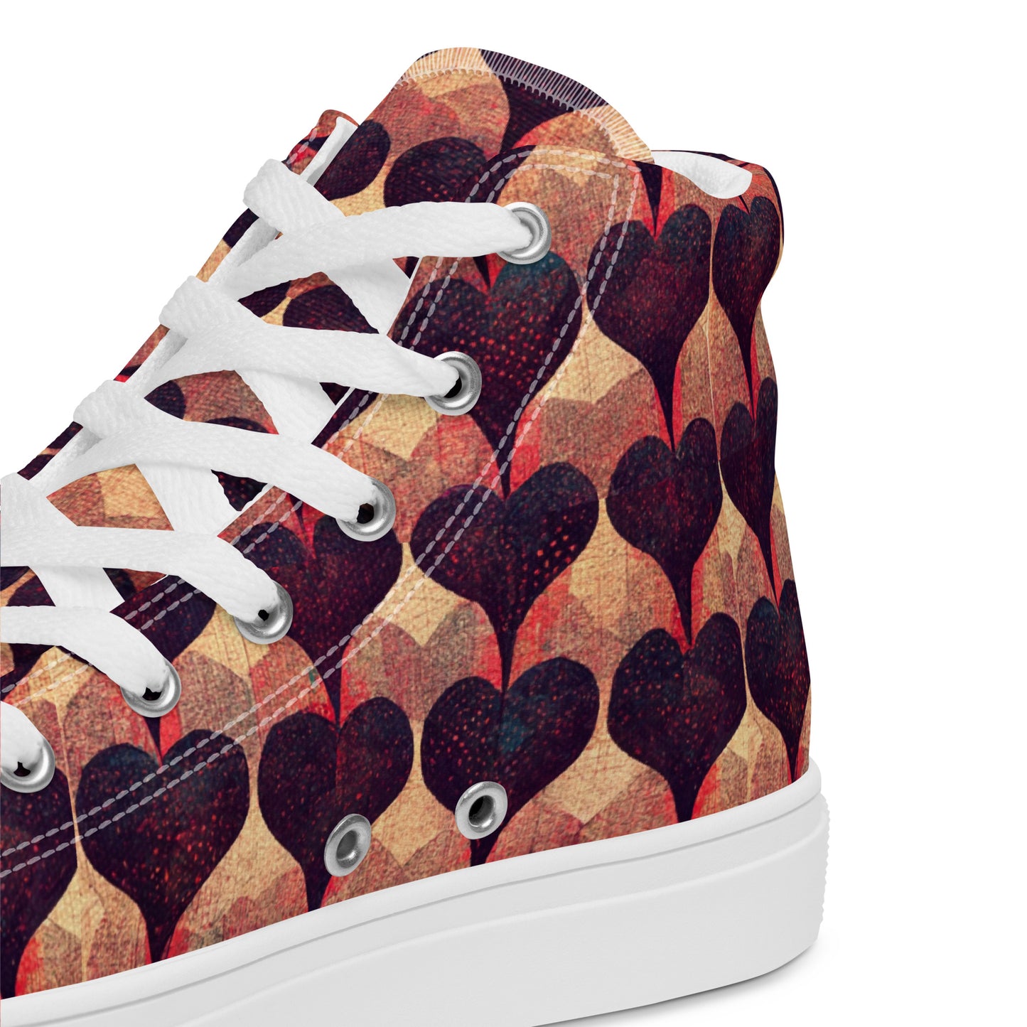 Loves Tapestry Women’s high top canvas shoes