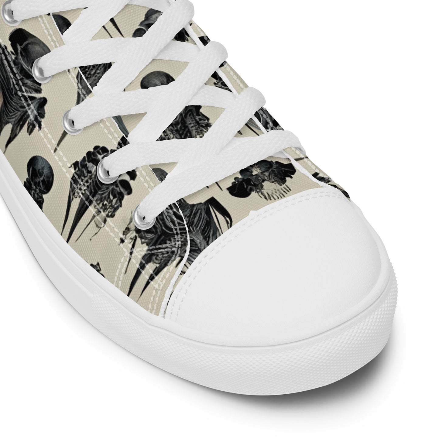 Bone Dance Women’s high top canvas shoes