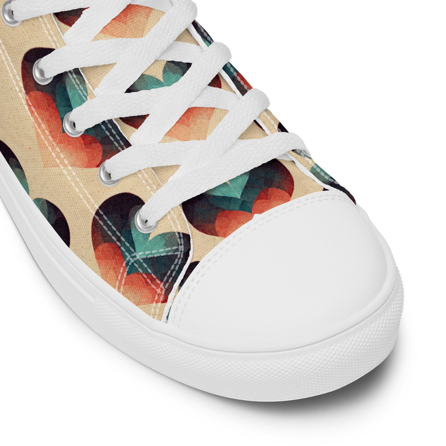 Romantic Reverie Women’s high top canvas shoes