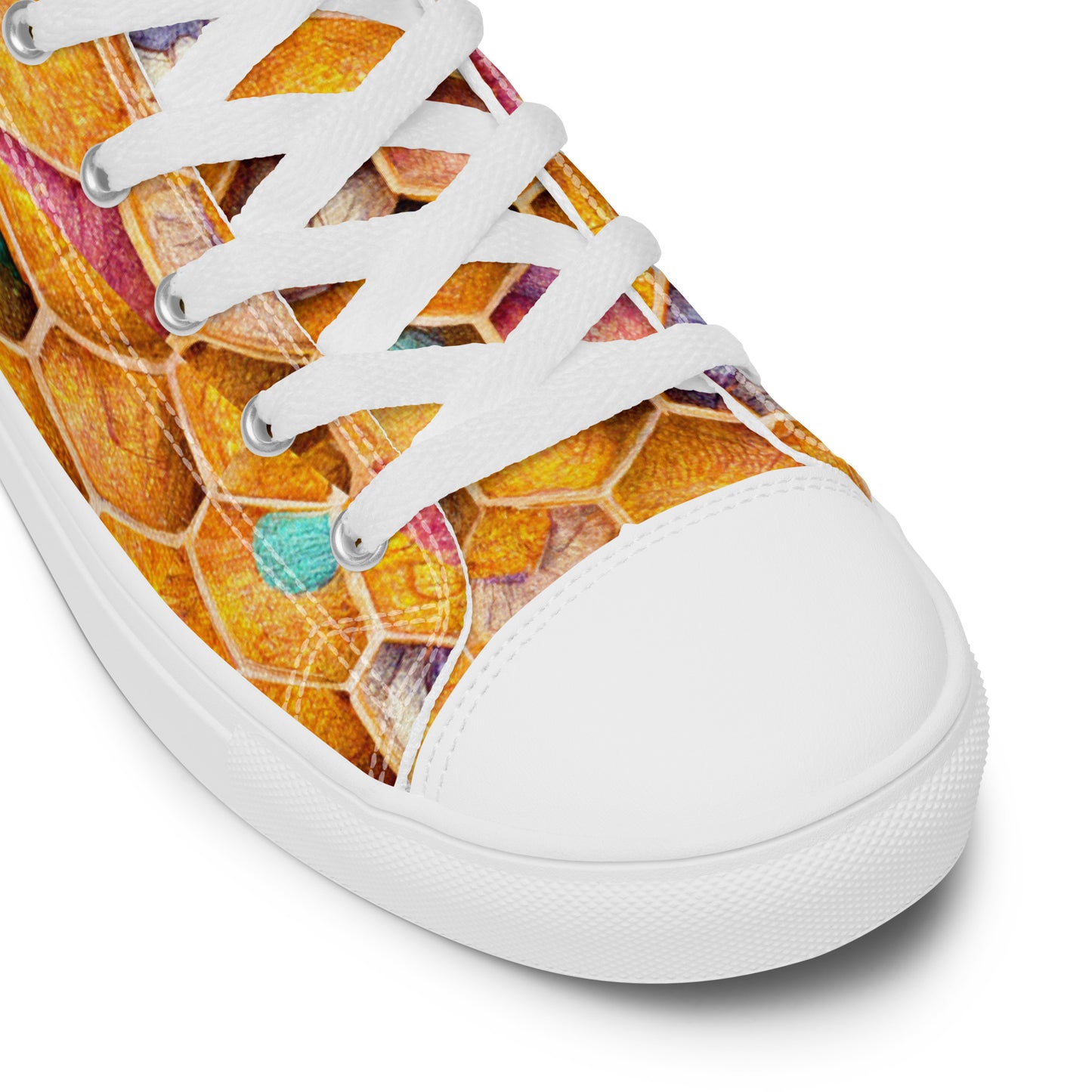 Buzzing With Color Women’s high top canvas shoes