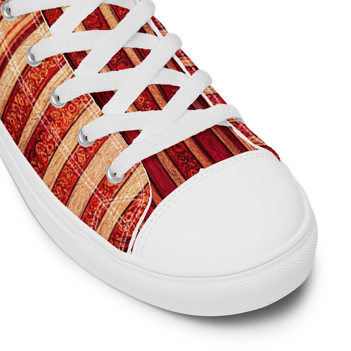 Intricate Carmine Women’s high top canvas shoes