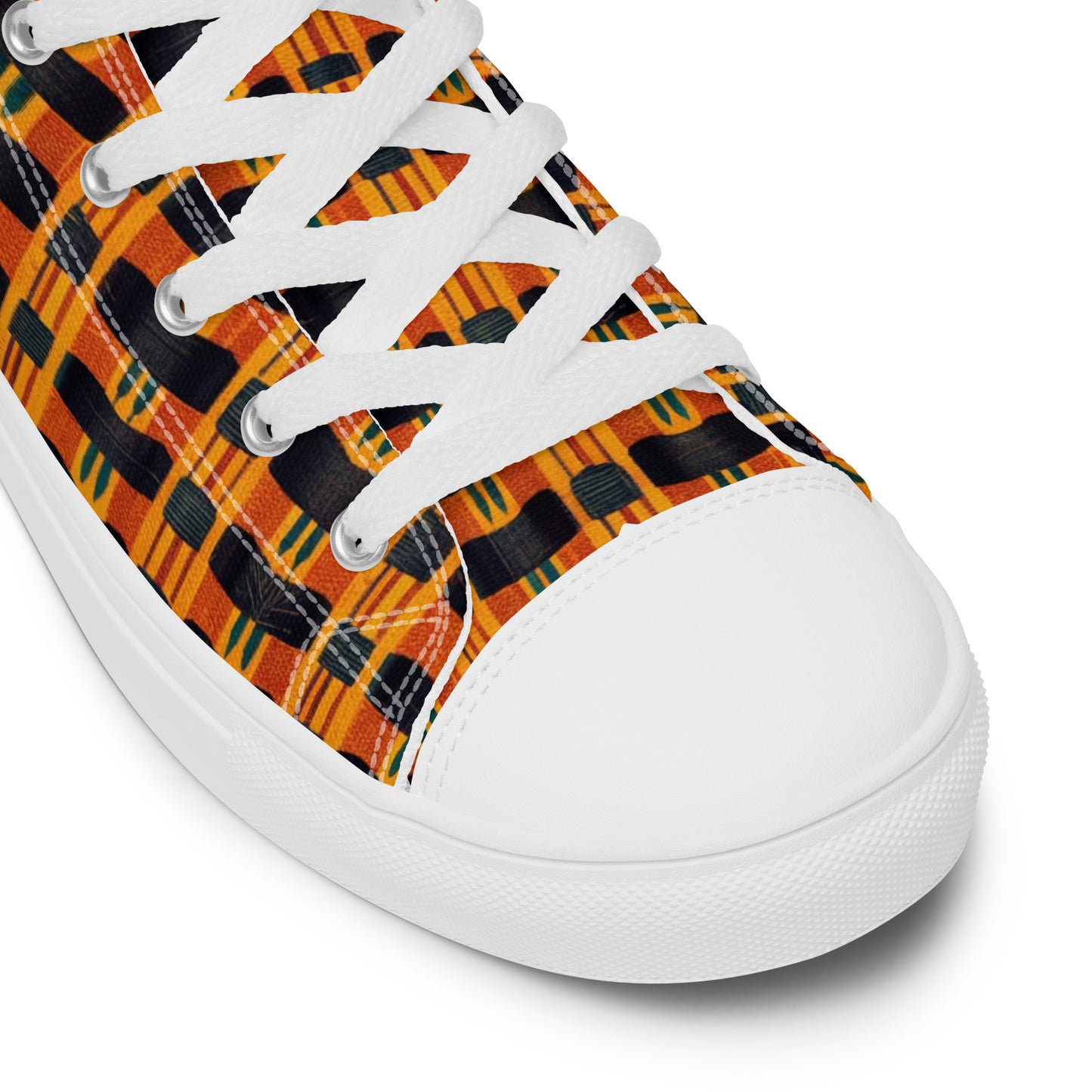 Lusaka Loomed Landscape Women’s high top canvas shoes