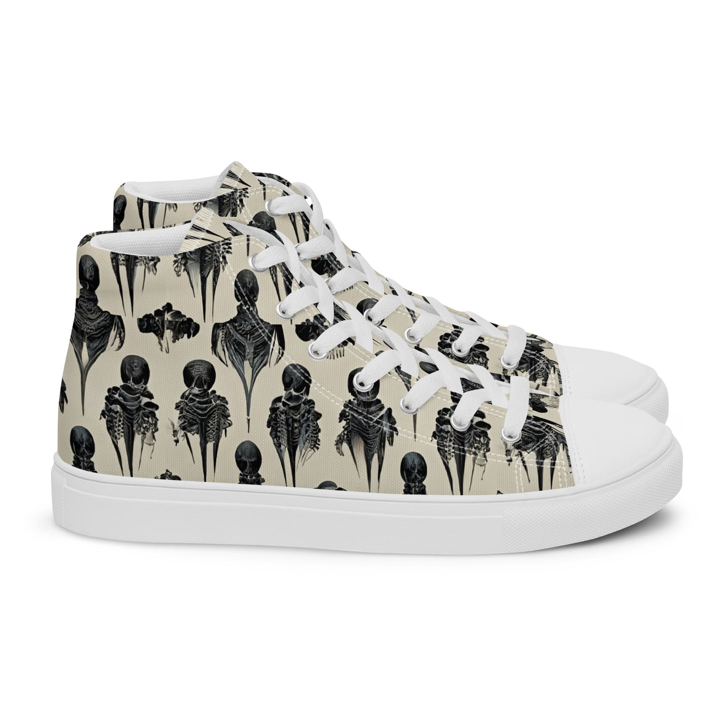 Bone Dance Women’s high top canvas shoes