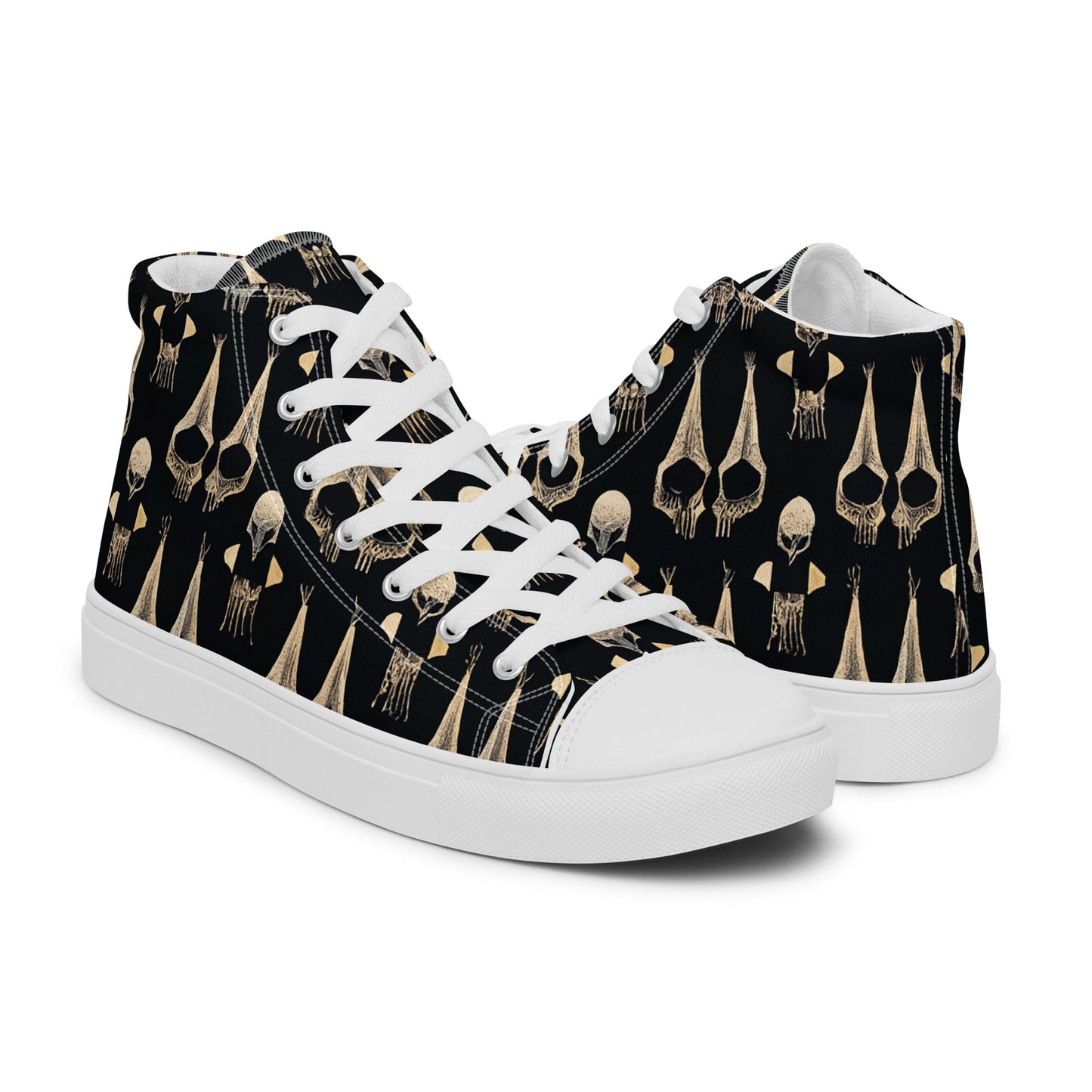 Bare Bones Women’s high top canvas shoes