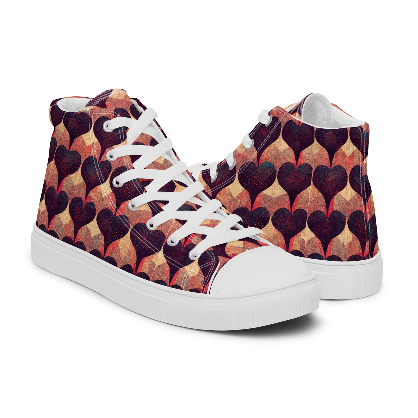 Loves Tapestry Women’s high top canvas shoes