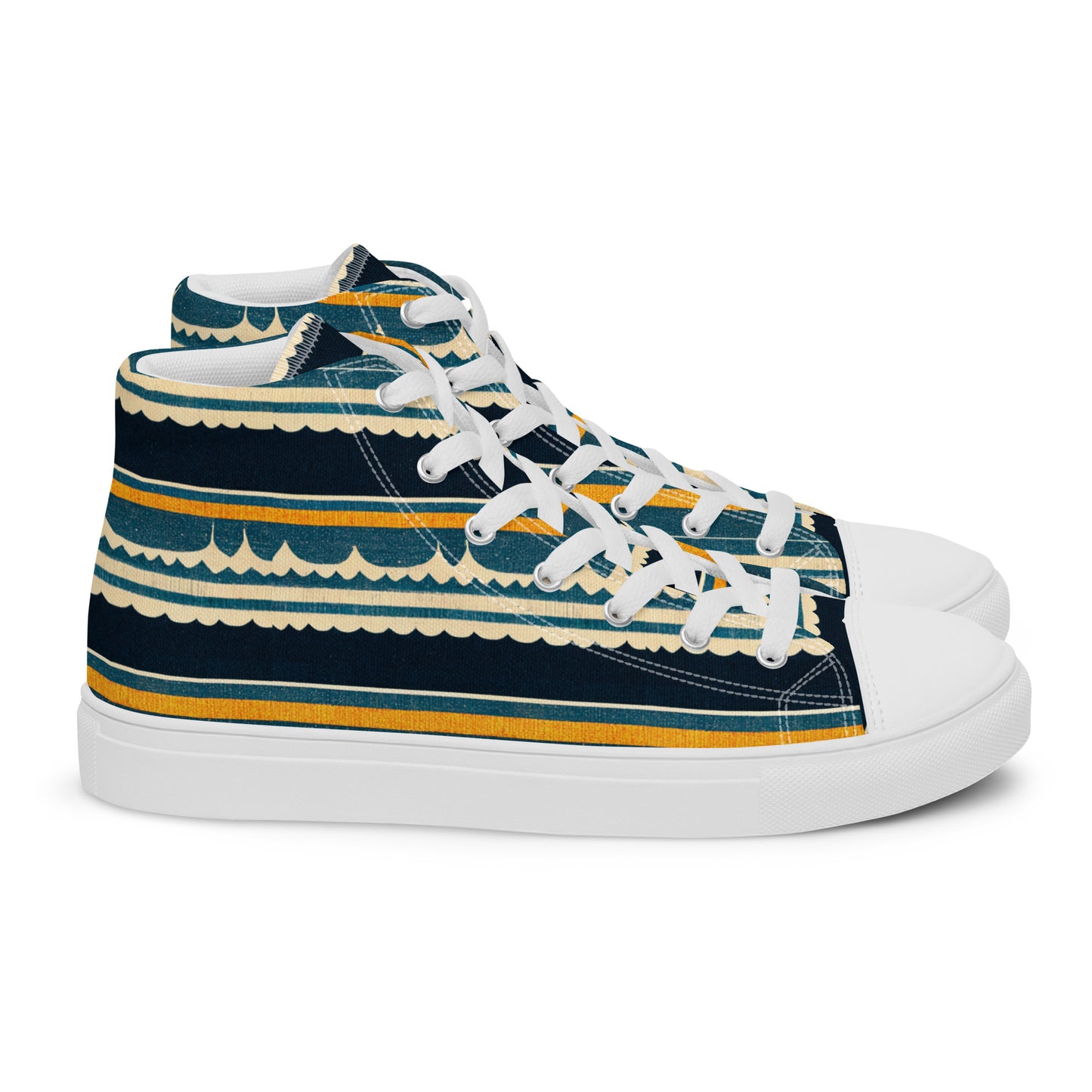 Ebb and Flow Women’s high top canvas shoes