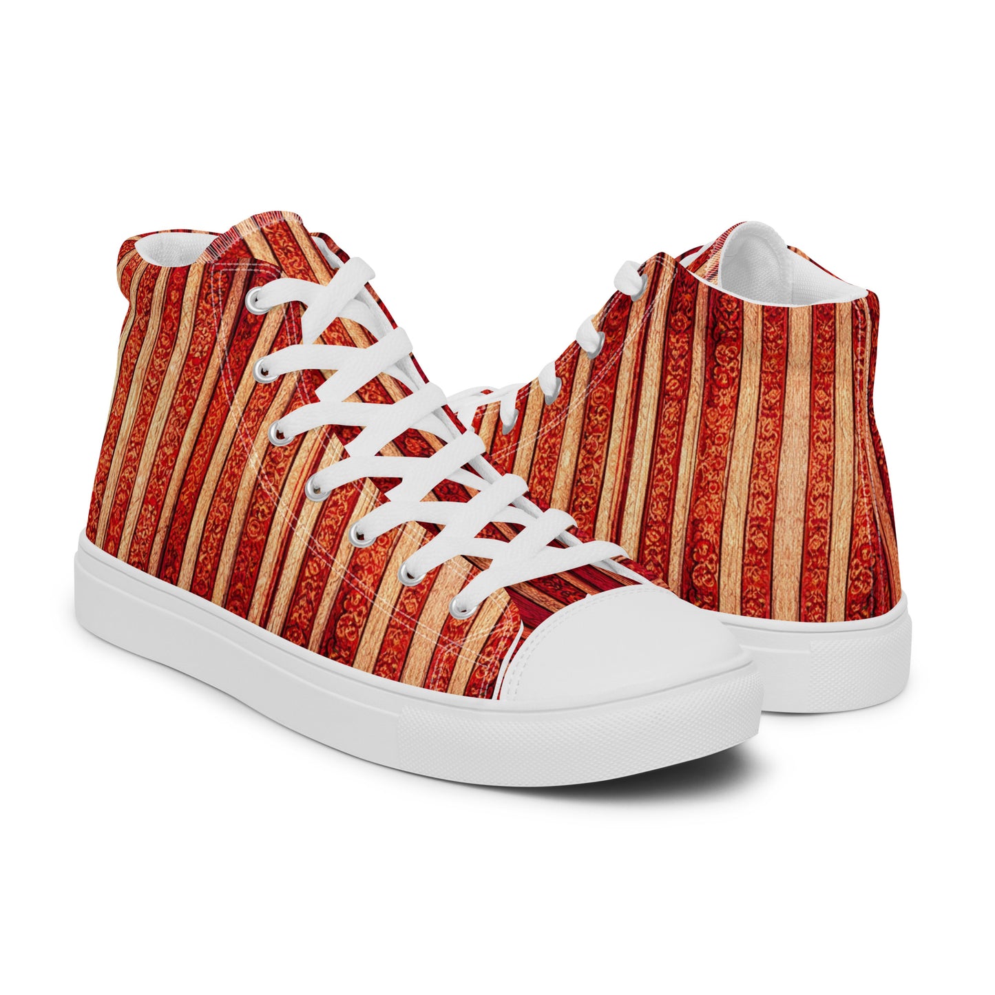 Intricate Carmine Women’s high top canvas shoes