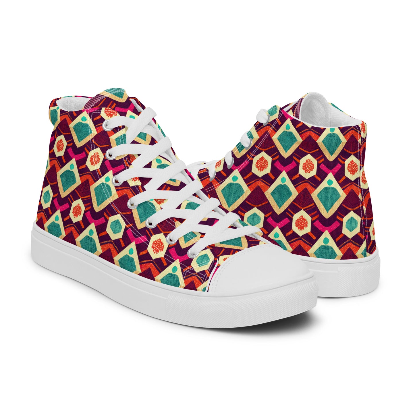 Morning Delight Women’s high top canvas shoes