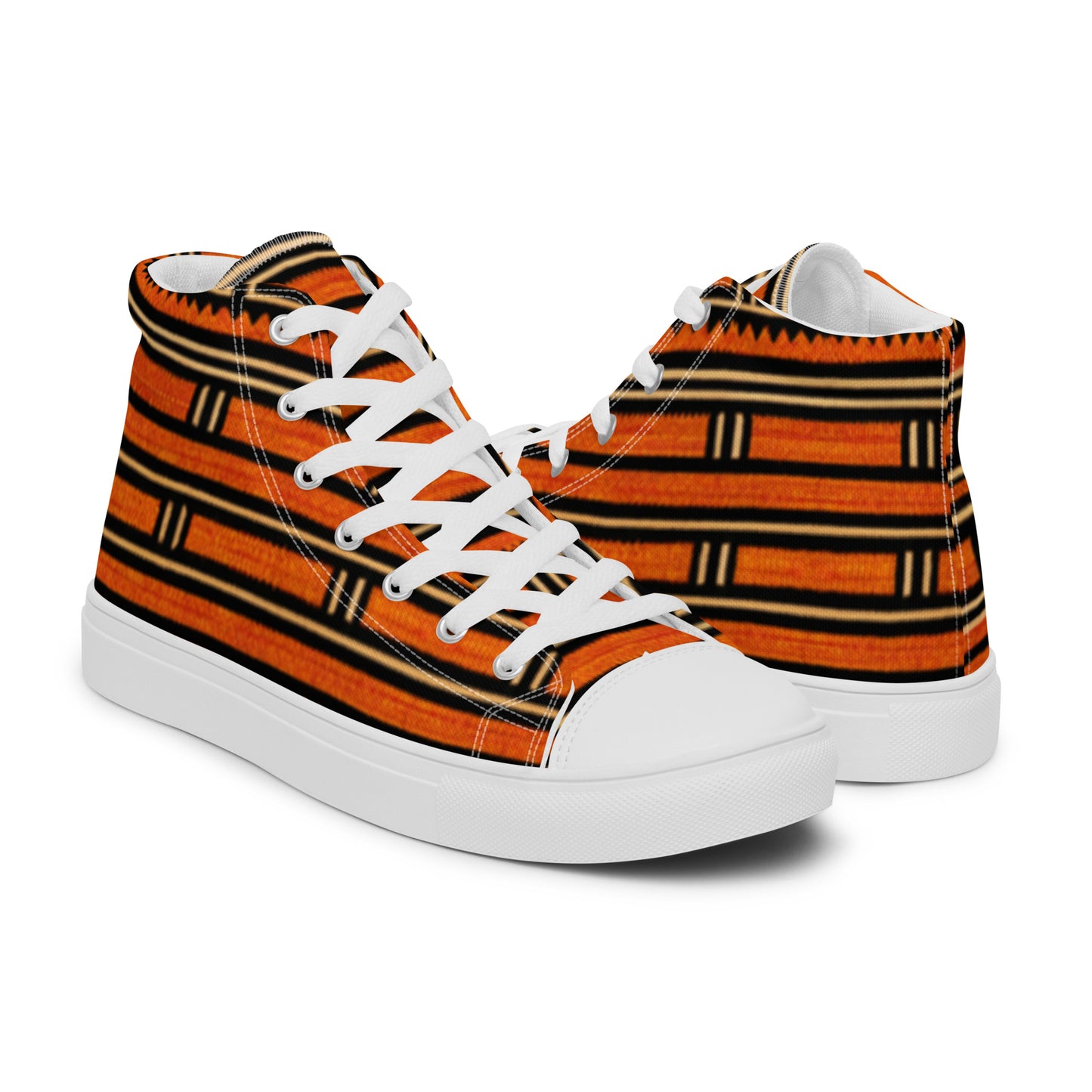 Nightfall Bricks Women’s high top canvas shoes