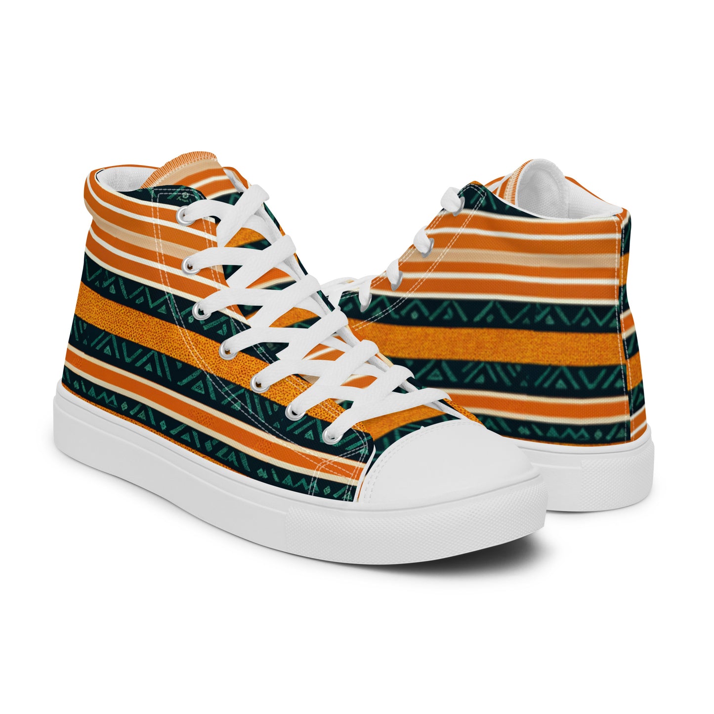 Serengeti Symphony Women’s high top canvas shoes